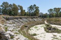 Theatre Romano of Syracusa at the island Sicily, Italy Royalty Free Stock Photo