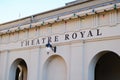 Theatre Royal entrance in Bury St Edmunds, Suffolk, England