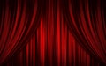 Theatre stage curtain Royalty Free Stock Photo