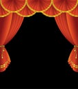 Theatre stage curtain