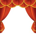 Theatre stage curtain