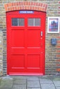 Theatre stage door Royalty Free Stock Photo