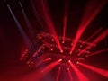 Theatre Stage Lighting Design Effect Atmosphere Ambience Mood Settings LED lights Par Movers Light Console Show Live Production Royalty Free Stock Photo