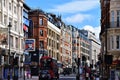 Shaftesbury Avenue, Soho, London UK Royalty Free Stock Photo