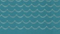 Theatrical Cardboard Animated Sea Waves Background