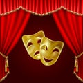 Theatrical mask Royalty Free Stock Photo