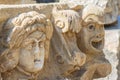 Theatrical mask relief, Myra, Demre Turkey Royalty Free Stock Photo