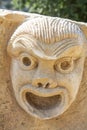 Theatrical mask relief, Myra, Demre Turkey Royalty Free Stock Photo