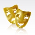 Theatrical masks Royalty Free Stock Photo