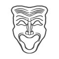 Theatrical masks Vector Illustration