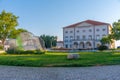 Theatro Garcia de Rezende in Portuguese town Evora Royalty Free Stock Photo