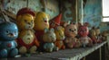 Abandoned toys formed a secret society, teaching each other resilience and joy.