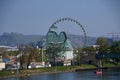 Theme Park at the River Neckar, Bad Cannstatt, Stutgart, Baden - Wuerttemberg Royalty Free Stock Photo