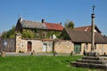 Themericourt, France - may 4 2018 : picturesque village Royalty Free Stock Photo