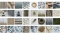 Themes of natural elements and textures are consistent throughout Royalty Free Stock Photo