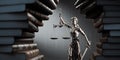 Themis Statue of justice Law Legal System Justice Crime concept Royalty Free Stock Photo