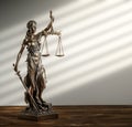 Themis Statue Justice Scales Law Lawyer Concept Royalty Free Stock Photo