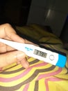 Themometer fever 37.9c