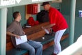 Theo Epstein, GM and Terry Francona, Boston Red Sox Royalty Free Stock Photo