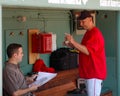 Theo Epstein, GM and Terry Francona, Boston Red Sox Royalty Free Stock Photo