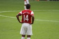 Theo Walcott during a match Royalty Free Stock Photo