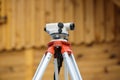Theodolite for measuring angles and positions in building