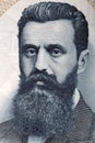 Theodor Herzl portrait Royalty Free Stock Photo