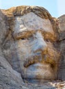 Theodore Roosevelt carved on Mount Rushmore Royalty Free Stock Photo