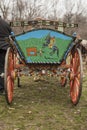 Decorated cart for St. Theodore`s day Royalty Free Stock Photo