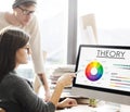 Theory Graphic Chart Color Scheme Concept Royalty Free Stock Photo