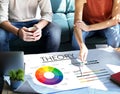 Theory Graphic Chart Color Scheme Concept Royalty Free Stock Photo