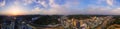 Thepanorama of Yanan City Royalty Free Stock Photo