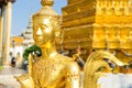 Theppaksi (half bird half human) statue in Grand Palace