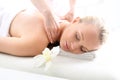 Therapeutic massage, heals the pain and relaxes