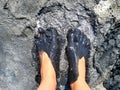 Therapeutic mud. Mud foot treatment. Arthritis and Arthrosis Treatment.