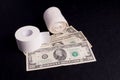 Therapeutic self adhesive tape and Money