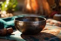 Therapeutic Sound Cascade: Cascade into therapeutic serenity with the melodic sounds of the Indian singing bowl