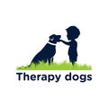 Therapy dog service for school aged children and health professionals