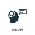 Therapy icon. Simple element from psychology collection. Creative Therapy icon for web design, templates, infographics and more