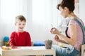 In therapy, kid is learning skills that don`t come naturally because of ADHD, like listening and paying attention better