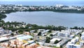 San juan puerto rico aerial view  panorama city Royalty Free Stock Photo