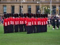 Changing of the guard ceremony in front of the Canadian Parliament building