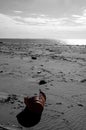 New york coney island usa debris hurricane sandy Royalty Free Stock Photo