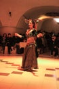 Belly Dance with a Sword in Turkish Night in Turkey near Cappadocia
