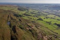 A steep hillside at Farndale in The North York Moors Royalty Free Stock Photo