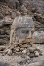 Mount Nemrut, Kingdom of Commagene, ancient statue heads. Royalty Free Stock Photo