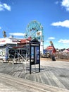 Lifeguard post boardwalk coney island new york