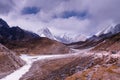 Final stretch of Everest Base Camp trail from Thokla Pass