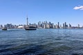 Toronto Skyline Seen from Centre Island Royalty Free Stock Photo