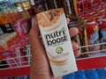 Kediri, Indonesia Januari 12, 2020 : nutri boost, one of indonesian famous soft drink